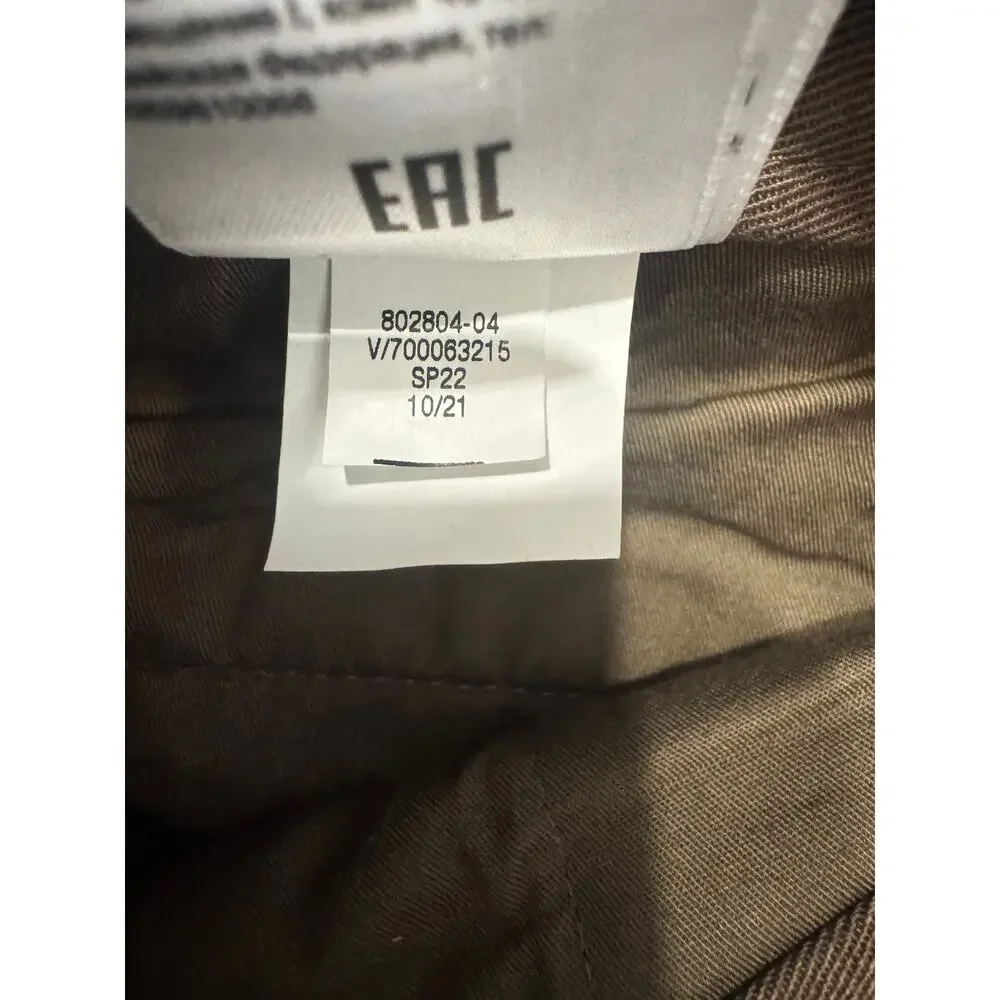 Archive Banana Republic Pleated Gurkha Pants Belt Tabs Cargo Brown Size 12